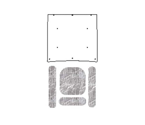 1967-68 Cougar Under Hood Cover Smooth AcoustiHood Kit