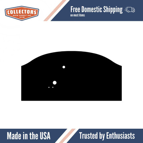 1927 Buick Series 50 Flat Firewall Insulator (OEM Color Black)