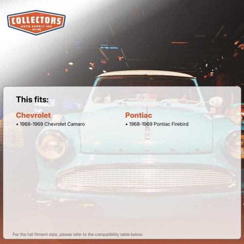 1968-1969 Camaro/Firebird Firewall Insulator AC (Ultra High Def Rubber)