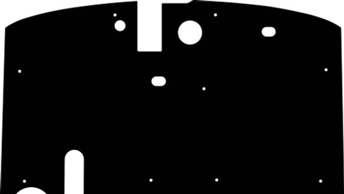 1935 Plymouth PJ Firewall Insulator