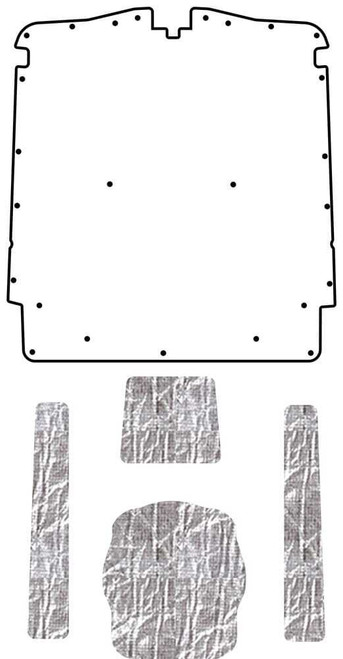 1971-73 Cougar Under Hood Cover Smooth