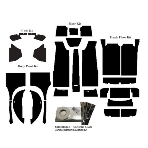 Insulation Sound Deadener Kit for 39-40 Ford Convertible Acoustishield Complete