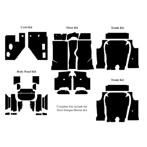 Insulation Sound Deadener Kit for 1960 Edsel Convertible Acoustishield Complete