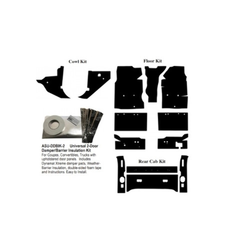 Insulation Sound Deadener Kit for 96-04 Ford Truck Extended Cab Pickup Complete