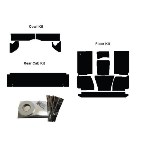 Insulation Sound Deadener Kit for 1973-1979 Chevrolet Truck Acoustishield Floor
