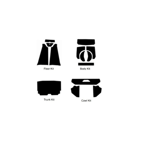 Insulation Sound Deadener Kit for 1933-34 Ford Roadster Acoustishield Complete