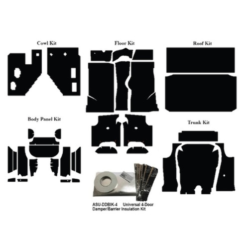 Insulation Sound Deadener Kit for 1960-1962 Ford Sedan Acoustishield Complete