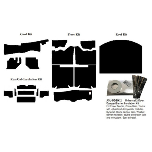 Insulation Sound Deadener Kit for 72-76 Torino/Ranchero Acoustishield Complete