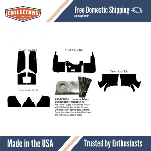 Kick Panel Insulation Kit for 1955-1966 Mack Model B-13 Cowl