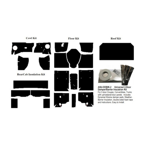 Insulation Sound Deadener Kit for 66 Ford Falcon/Ranchero Acoustishield Complete