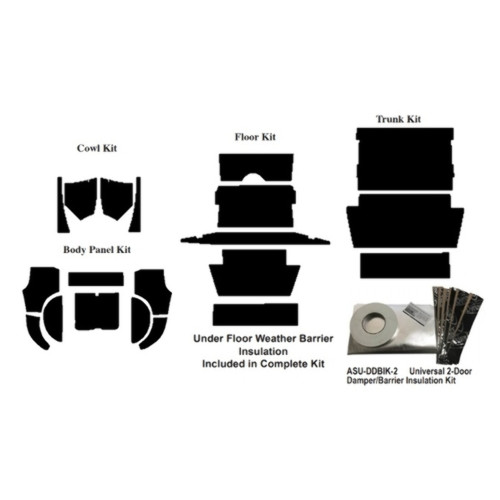 Insulation Sound Deadener Kit for 1929 Ford Model A Acoustishield Complete