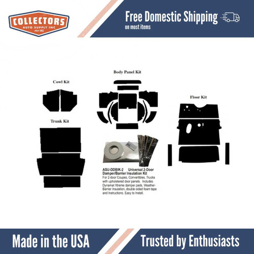 Insulation Sound Deadener Kit for 1930-1931 Ford Model A Complete Cabriolet