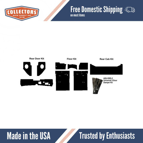 Insulation Sound Deadener Kit for 1967-1972 Chevrolet Truck Acoustishield Floor