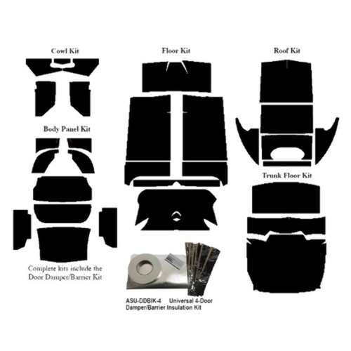 Kick Panel Insulation Kit for 1941-1948 Mercury Fordor Sedan Cowl