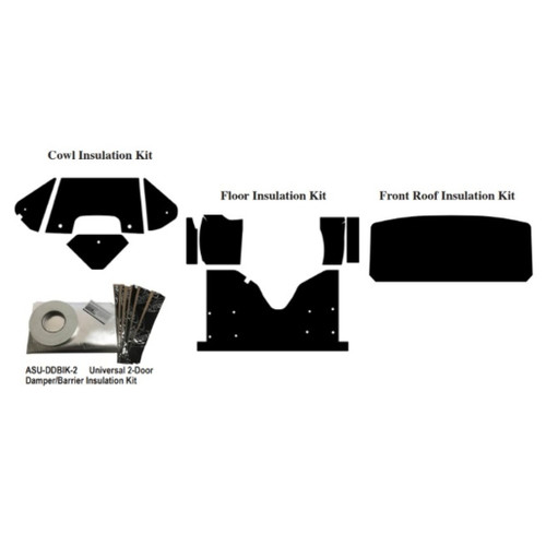 Insulation Sound Deadener Kit for 1975-91 Ford Econoline RV Chassis Van Complete