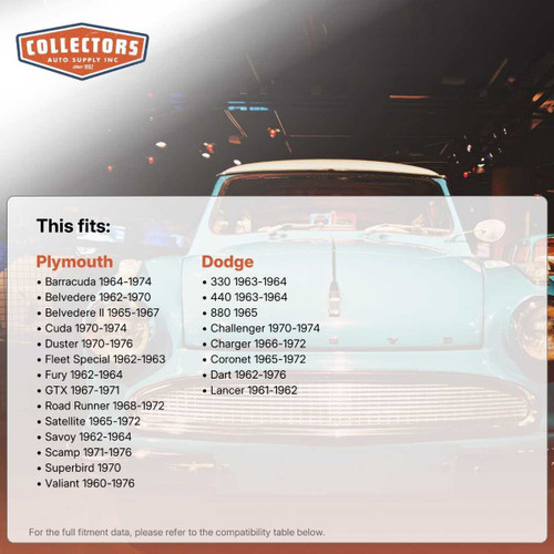 Control Arm Bushing for 1960-1976 Domestics 1pc Front Upper 22149