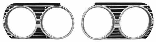 Headlight Bezels for 1965 Chevrolet Chevelle, El Camino Pair