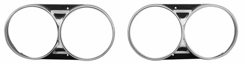Headlight Bezels for 1966 Chevrolet Chevelle, El Camino Pair