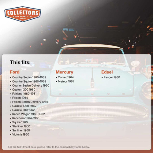 Leaf Spring Bushing for 1960-1965 Edsel / Ford / Mercury Rear 2pc 35496