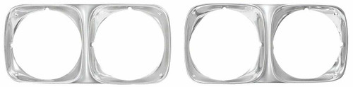 Headlight Bezels for 1970 Oldsmobile Cutlass Pair
