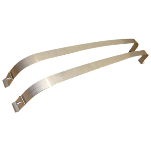 Gas Tank Strap for 1982-1992 Pontiac Firebird Stainless Steel Unpainted Front
