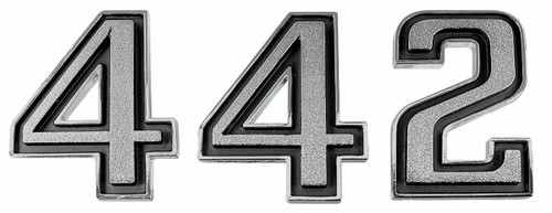 Fender Emblem for 1969-1972 Oldsmobile Cutlass 442 Each