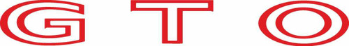 Deck Lid Decal for 1970 Pontiac GTO, LeMans, Tempest Red Each Deck Lid Decal for 1970 Pontiac GTO, LeMans, Tempest Red Each