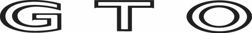 Deck Lid Decal for 1970 Pontiac GTO, LeMans, Tempest Black Each Deck Lid Decal for 1970 Pontiac GTO, LeMans, Tempest Black Each