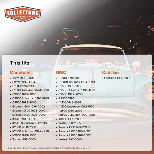 Control Arm Bushing for 1989-2005 Cadillac Chevrolet GMC Front Upper 17010