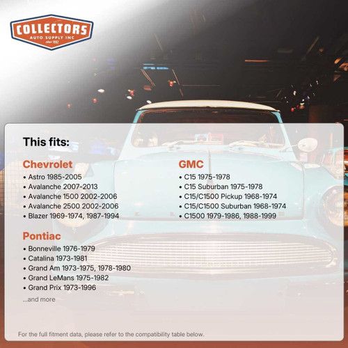 Stabilizer Bar Bushing for 1968-2014 Oldsmobile Cutlass and More