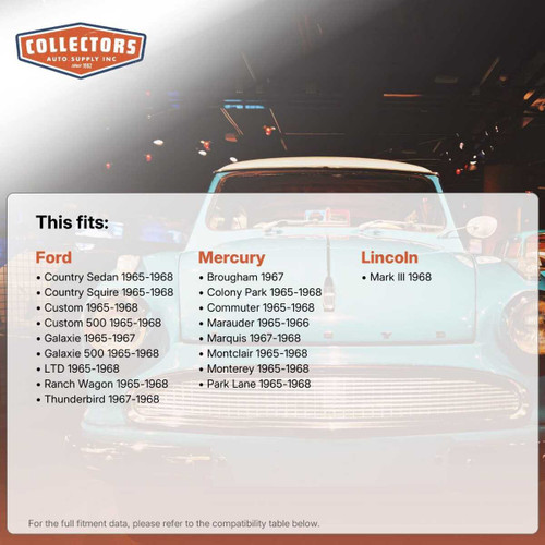 Steering Tie Rod End for 1965-1969 Ford / Lincoln / Mercury Front 25457