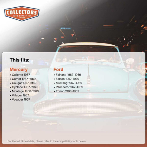 Steering Tie Rod End for 1967-1970 Ford / Mercury Front 25469