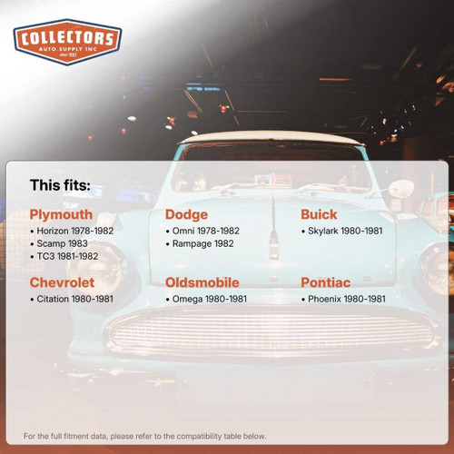 Rack and Pinion Bellows for 1978-1983 Buick Skylark and More