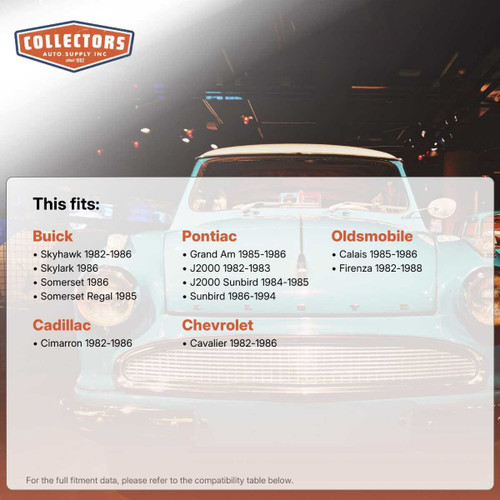 Rack and Pinion Bellows for 1982-1994 Domestics 1pc Front 26549