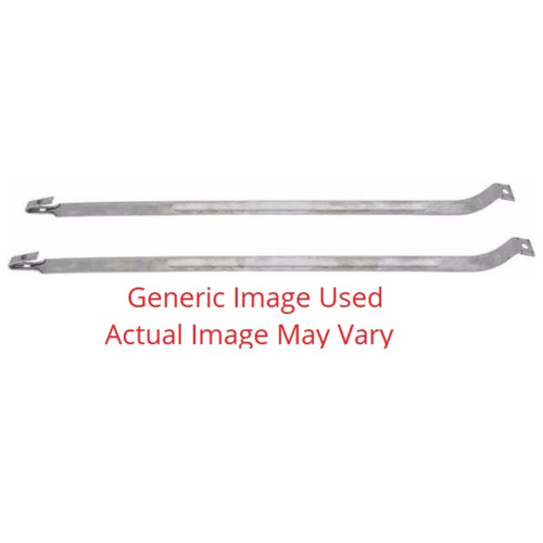 Gas Tank Straps for 1968-72 Chevrolet Nova W/Mounting Hardware Grey/Black