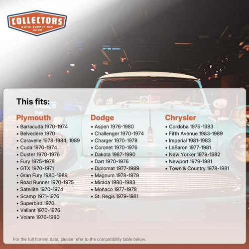 Steering Tie Rod End for 1970-1990 Chrysler / Dodge / Plymouth Front 25518