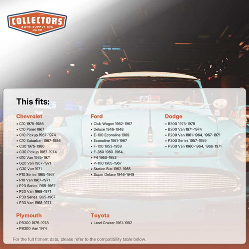 Steering Damper for 1946-1986 Domestics 1pc Front 50130