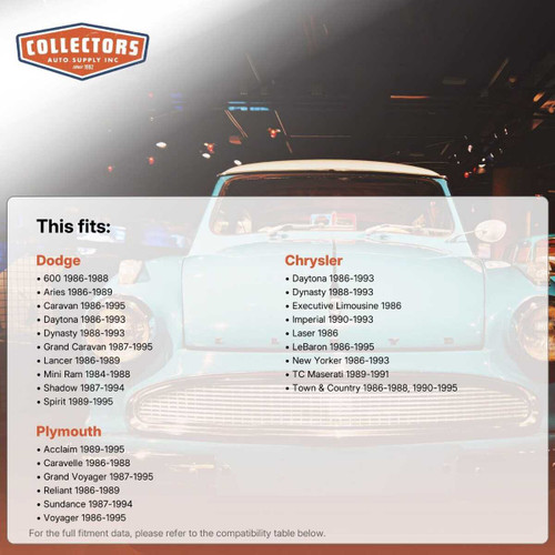 Coil Spring Seat for 1984-1995 Domestics 1pc Front 18842