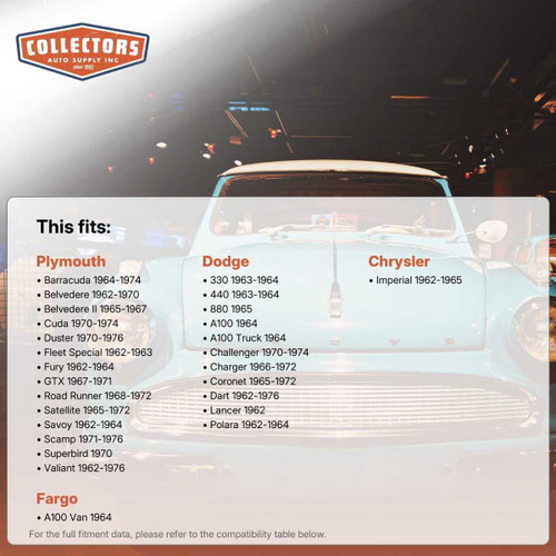 Control Arm Bushing for 1962-1976 Dodge Charger and More