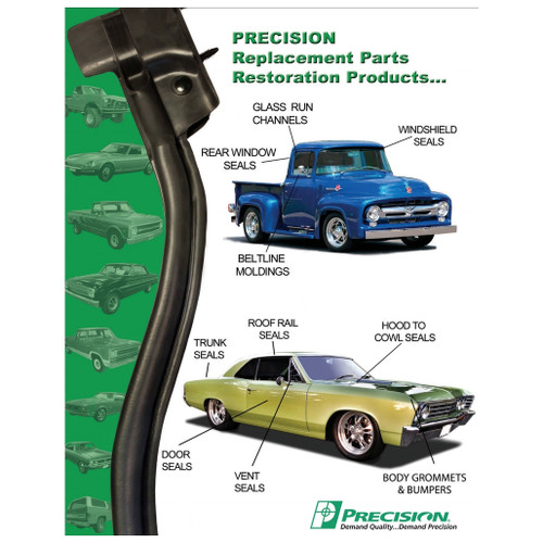 Rear Window Back Glass for Chevrolet Chevy II 1962-1965 2Dr Hardtop 1pc Green