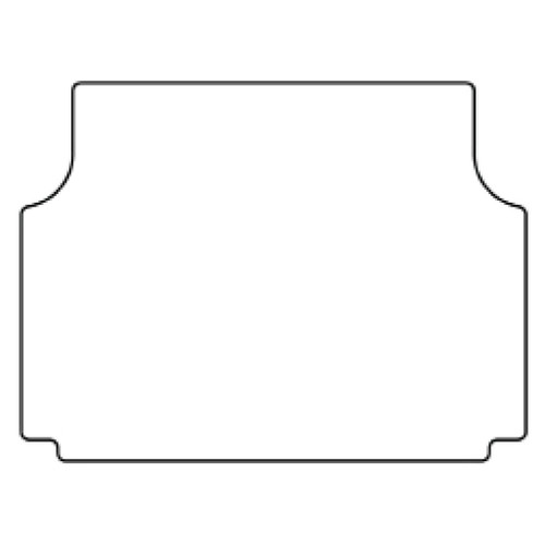 Trunk Floor Mat Cover for 1958 Chevy Nomad Station Wagon, Smooth Rubber