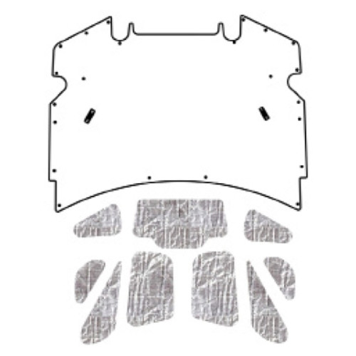 Hood Insulation Pad Heat Shield for 1998-2002 Chevrolet Camaro F-Body Smooth