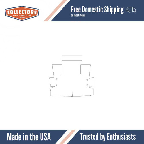 Trunk Floor Mat Cover for Austin Healey, High Definition Rubber Smooth, Protects from Spills, Mud, Snow, and Debris