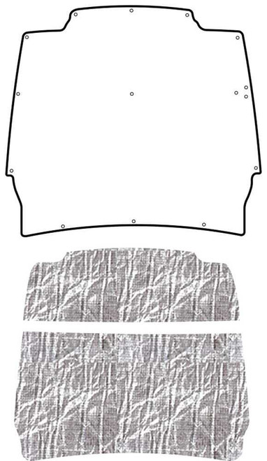 Hood Insulation Pad Heat Shield for 1956-1957 Chevrolet Corvette