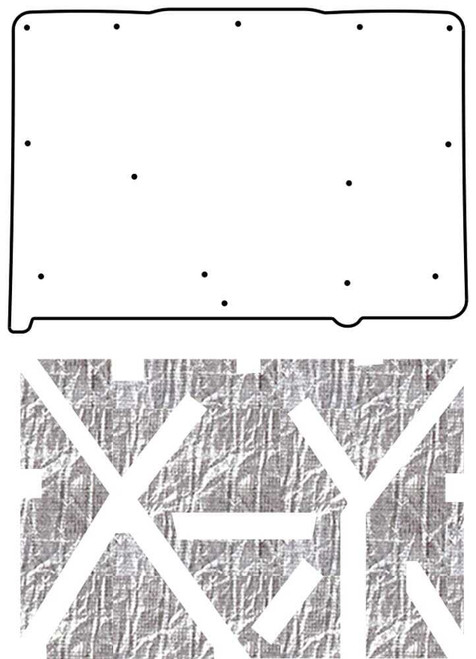 Hood Insulation Pad for 1981-1987 Oldsmobile G-Body AcoustiHood Kit Smooth