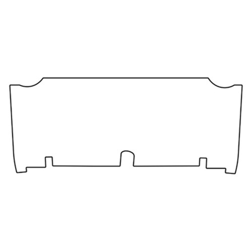 Trunk Floor Mat Cover for 68-69 Ford Torino Ultra High Definition Rubber Smooth