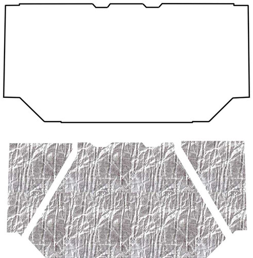 Hood Insulation Pad for 1954-91 Jeep Grand Wagoneer w/J-053 Grand Wagoneer