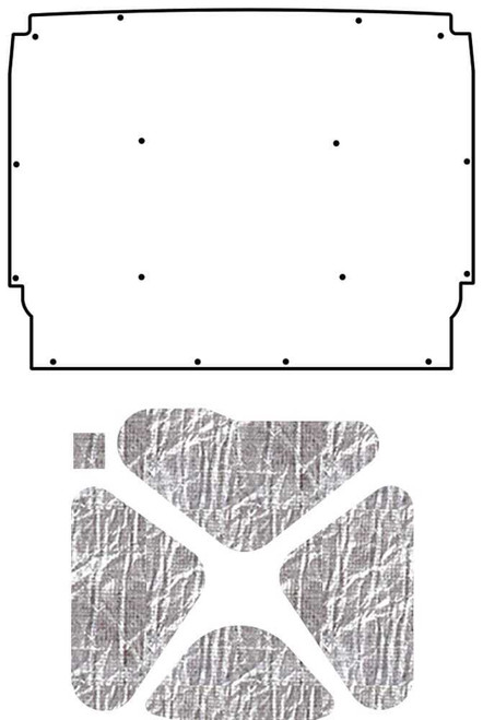 Hood Insulation Pad Heat Shield for 1962-1965 Chevrolet Nova