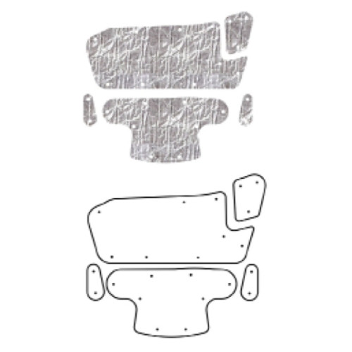 Hood Insulation Pad Heat Shield for 1997-2004 Chevrolet Corvette