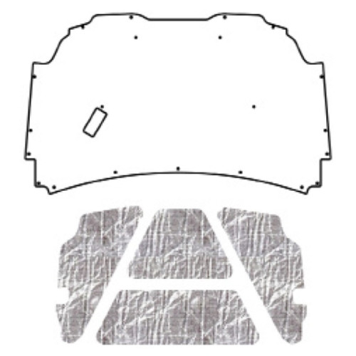 Hood Insulation Pad Heat Shield for 1999-2004 Jeep Grand Cherokee, J-008